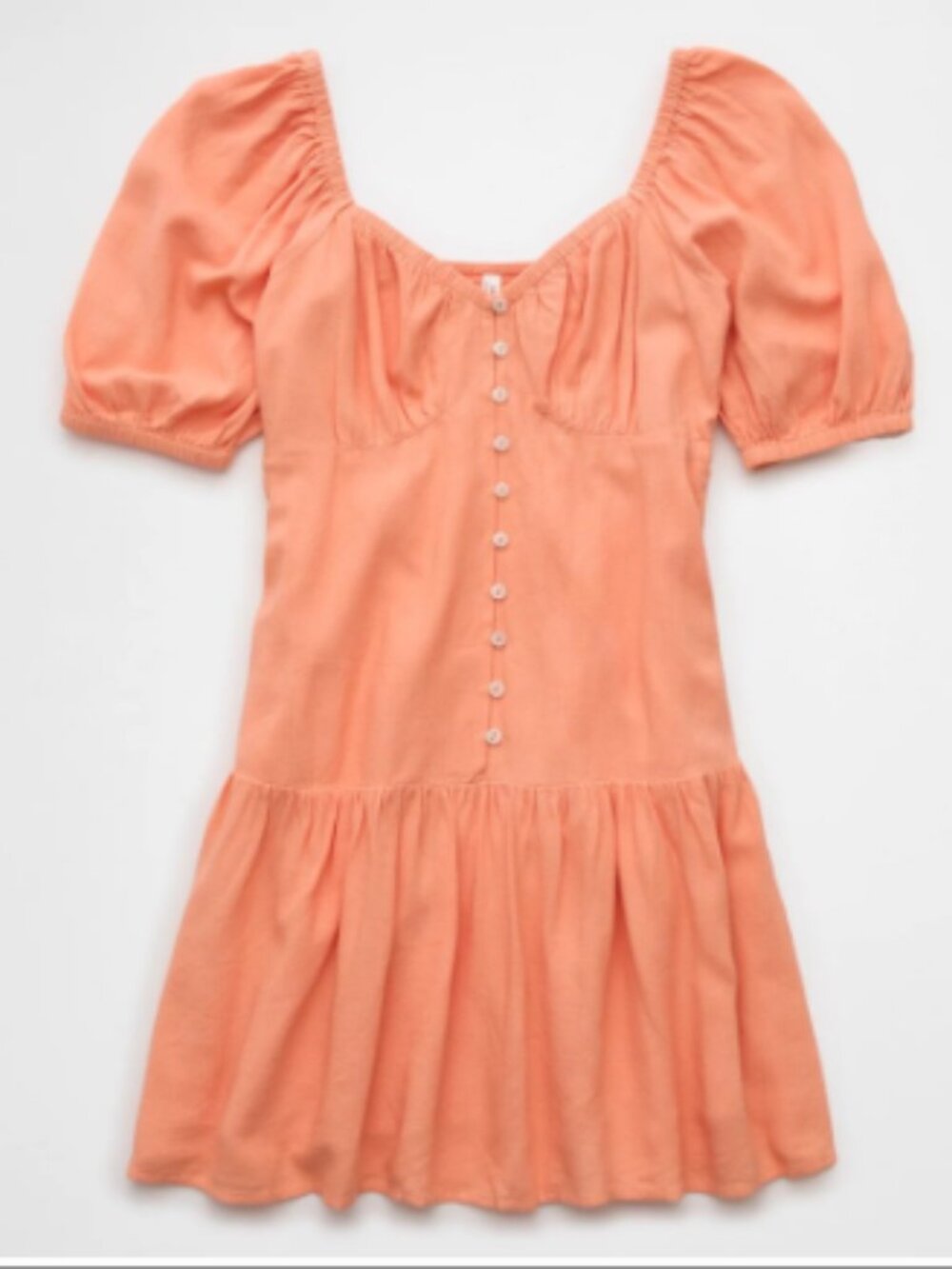 AE Puff Sleeve Babydoll Dress - Picture 3 of 4